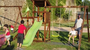 L'inaugurazione del parco giochi a Filetto (foto Massimo Pasquali)