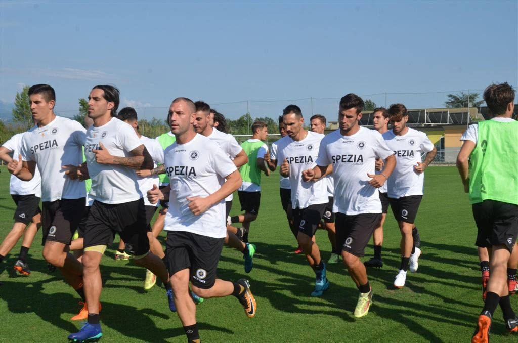Lo Spezia Calcio in ritiro a Pontremoli