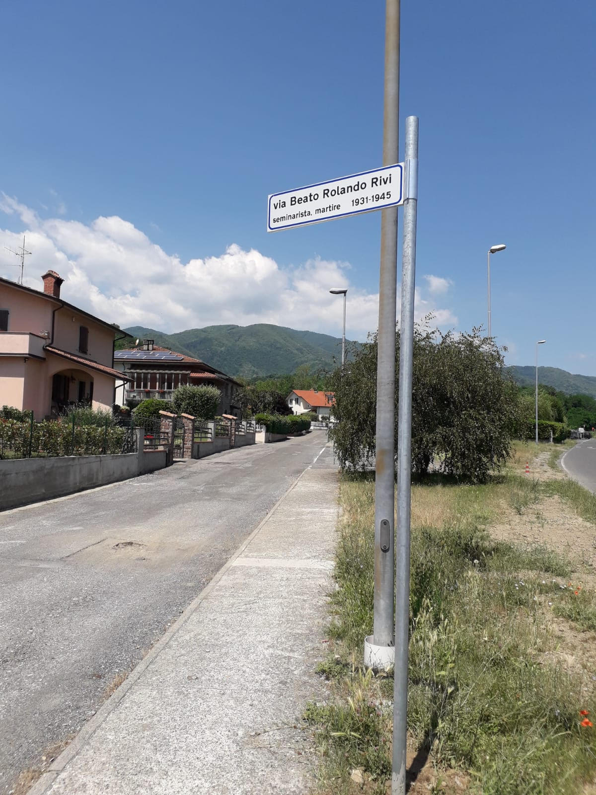 A Pontremoli dedicata una via al Beato Rolando Rivi