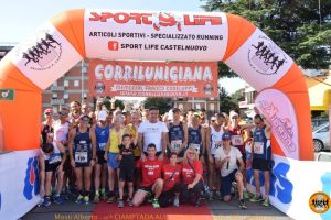 Il momento della partenza della 46esima Ciamptada