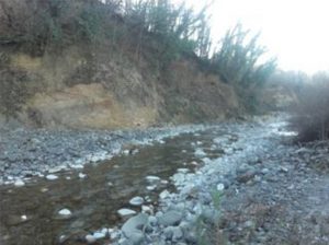 Il torrente Caprio come si presentava prima lavori...