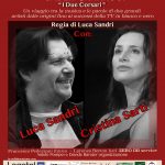 Locandina dello spettacolo con Cristina Sarti e Luca Sandri