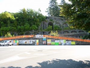 Il cantiere dei lavori