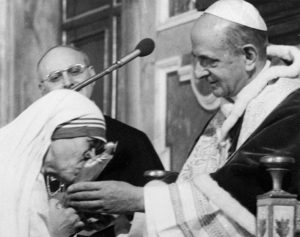 Papa Paolo VI con Madre Teresa di Calcutta: è il 6 maggio 1978