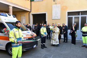 La benedizione del mezzo della Misericordia
