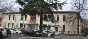 La facciata del Liceo Classico di Aulla "Giacomo Leopardi"