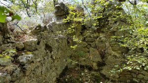 Alcuni ruderi del monastero di San Giorgio