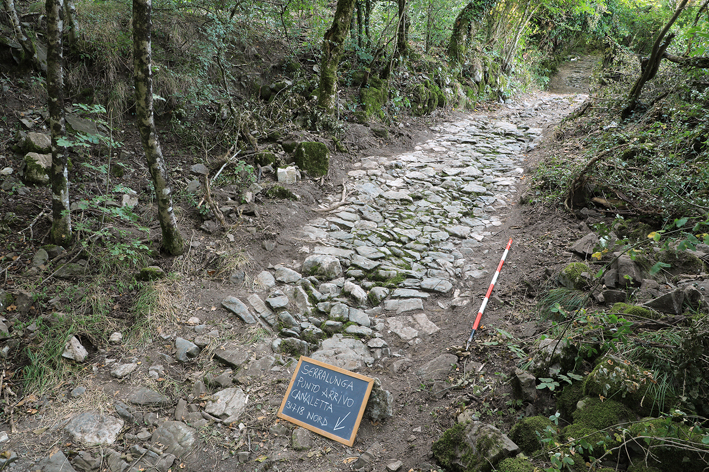 L’antica Via Romana scoperta con gli scavi a Forno di Versola
