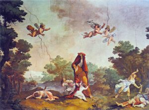 Pontremoli, affreschi in Palazzo Damiani
