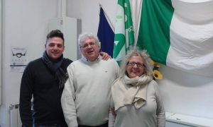 Da sinistra: Luca Simoncini, vice Presidente di Cia Toscana Nord, Maurizio Veroni, vice direttore Cia Massa Carrara e Annalisa Folloni, sindaco di Filattiera