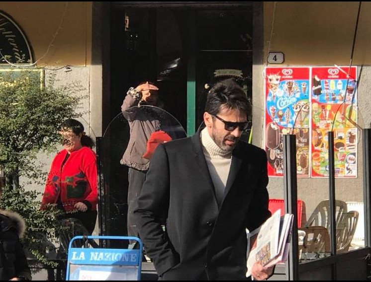 Gigi Buffon ha fatto il brindisi al 2019 in Lunigiana Gigi Buffon ha fatto il brindisi al 2019 in Lunigiana
