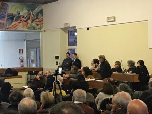 Un momento del primo incontro sul Piano strutturale Intercomunale che si è tenuto ad Aulla
