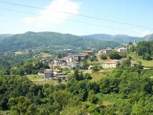 Un suggestivo panorama nello zerasco