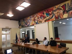 Un momento dell'incontro che si è tenuto nella sala consigliare di Aulla