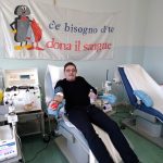 Un donatore di sangue del gruppo Fratres