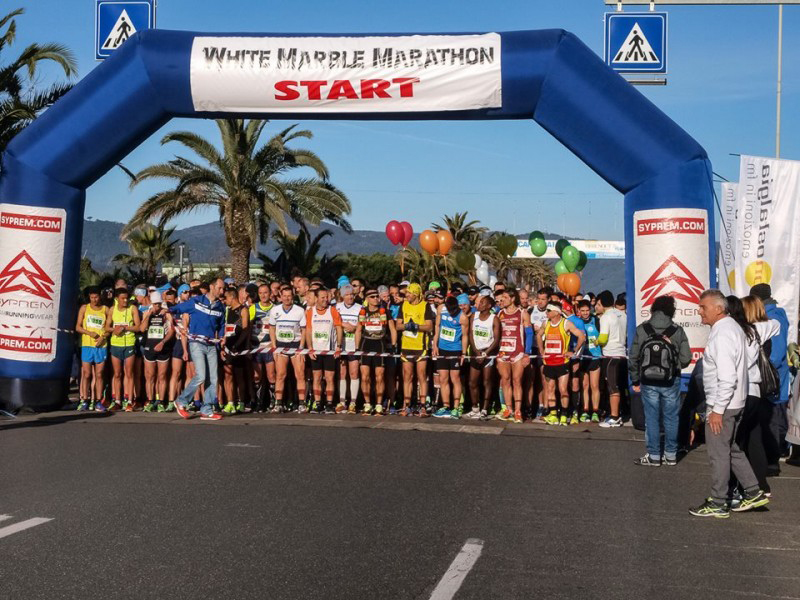Atletica: successo per la White Marble Marathon