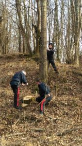 I rilievi dei Carabinieri a Vallescura