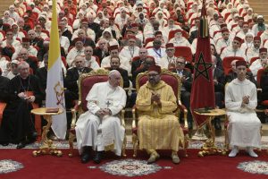 Rabat, 30 marzo: viaggio apostolico di Papa Francesco in Marocco. Visita all’Istituto Mohammed VI degli imam, predicatori e predicatrici.