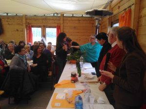 Un momento dell'VIII edizione del concorso “Torta d’erbi” di Scorcetoli