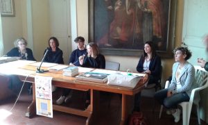Un momento della premiazione del concorso “Un borgo da raccontare”