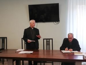Mons. Mario Meini, Vescovo di Fiesole, con il Vescovo Giovanni