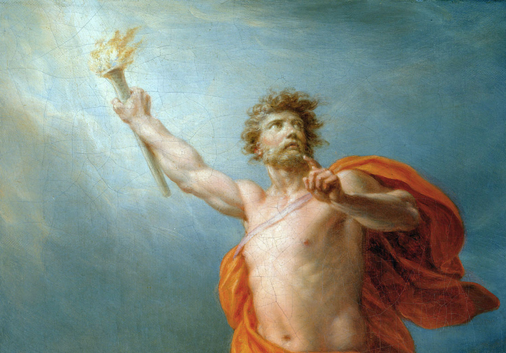 Prometeo dona all’uomo il fuoco: è un dire per favola un percorso di civiltà Prometeo dona all’uomo il fuoco: è un dire per favola un percorso di civiltà