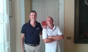 A sinistra Alessio Bocconi, presidente di Slow Food, Lunigiana – Apuana, mentre a destra Marco Cavellini responsabile territoriale delle Comunità Slow Food della Toscana