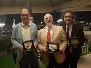 Il momento della premiazione di Matteo Marginesi (l'ultimo a destra)