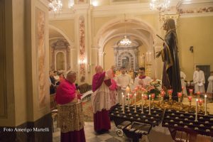 Un momento della celebrazione di domenica 27 luglio a Filattiera