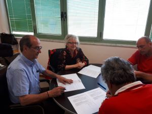 La firma del protocollo di intesa tra comune di Filattiera, Consorzio di Bonifica Toscana Nord e Consorzio irriguo Pala Filattiera