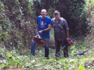 ripristinando i sentieri tra le Cinque Terre ed il Comune di Riccò del Golfo