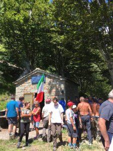 Un momento della “Festa della montagna” alla baita "Al Matal"