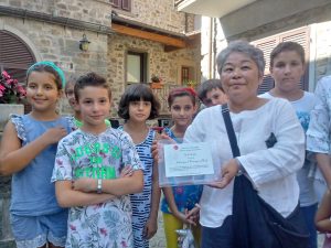 La visita a Montereggio di Yoko Uchida