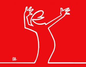 La Linea, personaggio ideato da Osvaldo Cavandoli