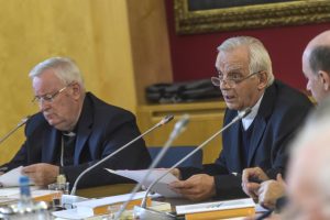 Consiglio permanente della Cei, la prolusione di mons. Meini (foto Cristian Gennari/Siciliani)