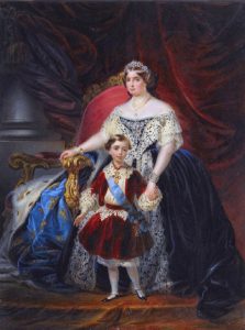 Luisa Maria di Borbone e il figlio Roberto