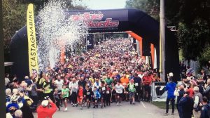 La partenza della Castagna Bike a Villafranca