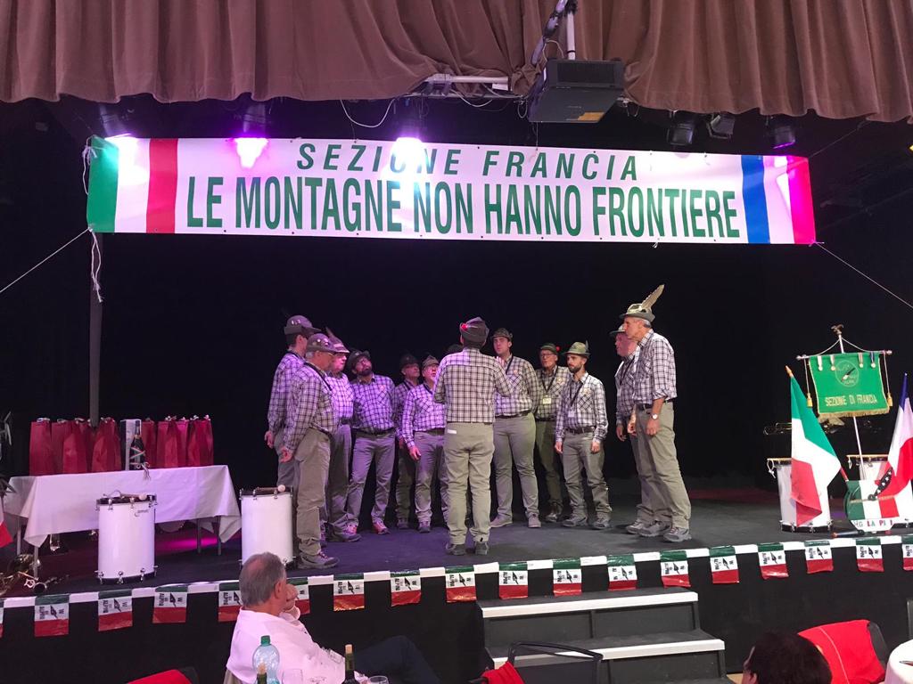 Il Coro Ana Monte Sillara al raduno degli Alpini d’Europa