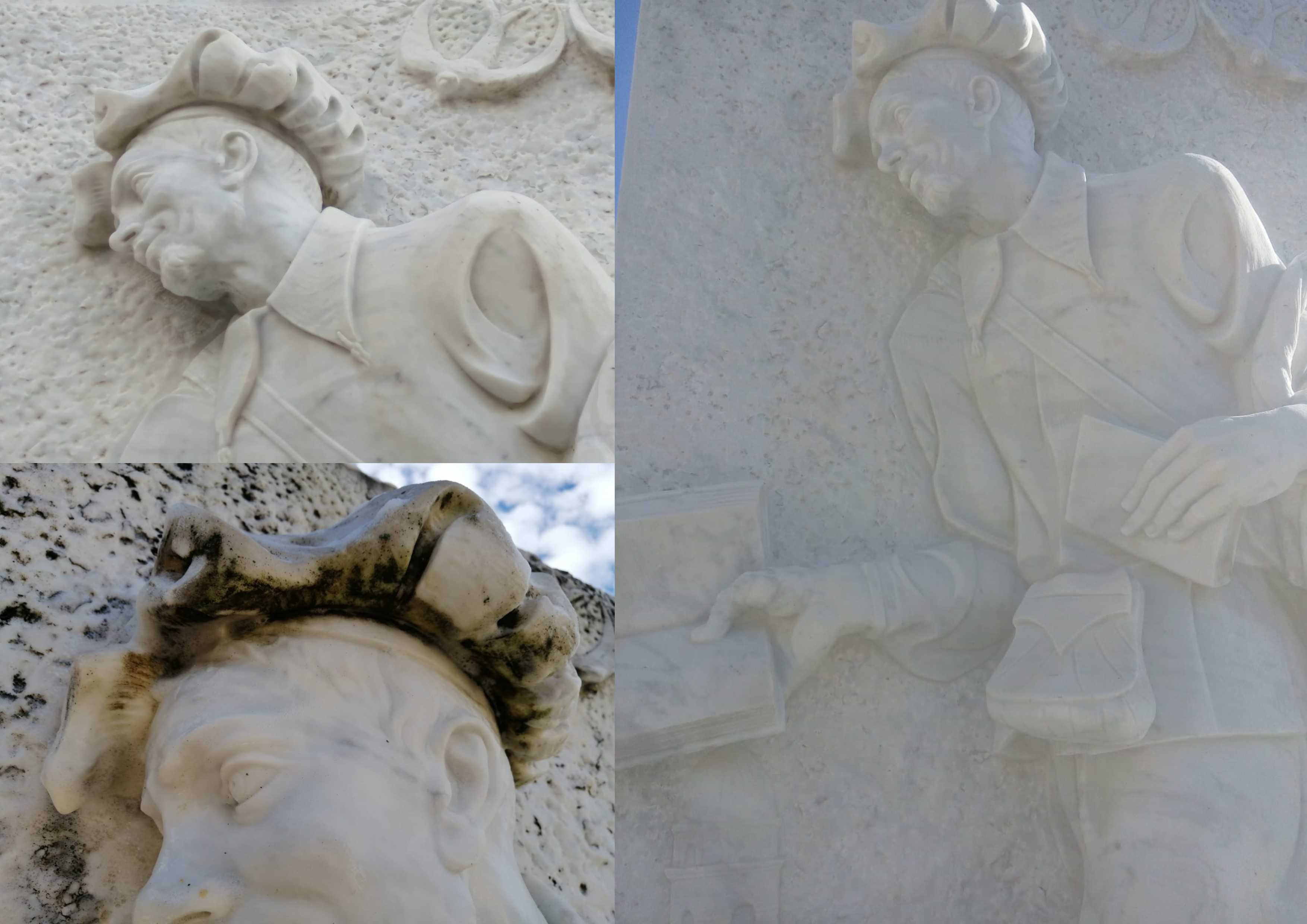 Montereggio: completato il restauro del monumento ai librai e del portale medioevale Montereggio: completato il restauro del monumento ai librai e del portale medioevale