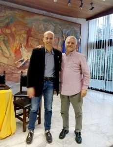 I rieletti rappresentanti di Legambiente Toscana: il presidente Fausto Ferruzza e il direttore Federico Gasperini