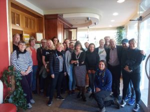 Il gruppo della delegazione svedese in visita alla MaB Appennino