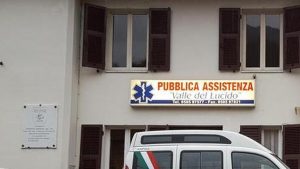 La vecchia sede dell'Ospedaletto di Monzone che attualmente ospita la Pubblica Assistenza della Valle del Lucido