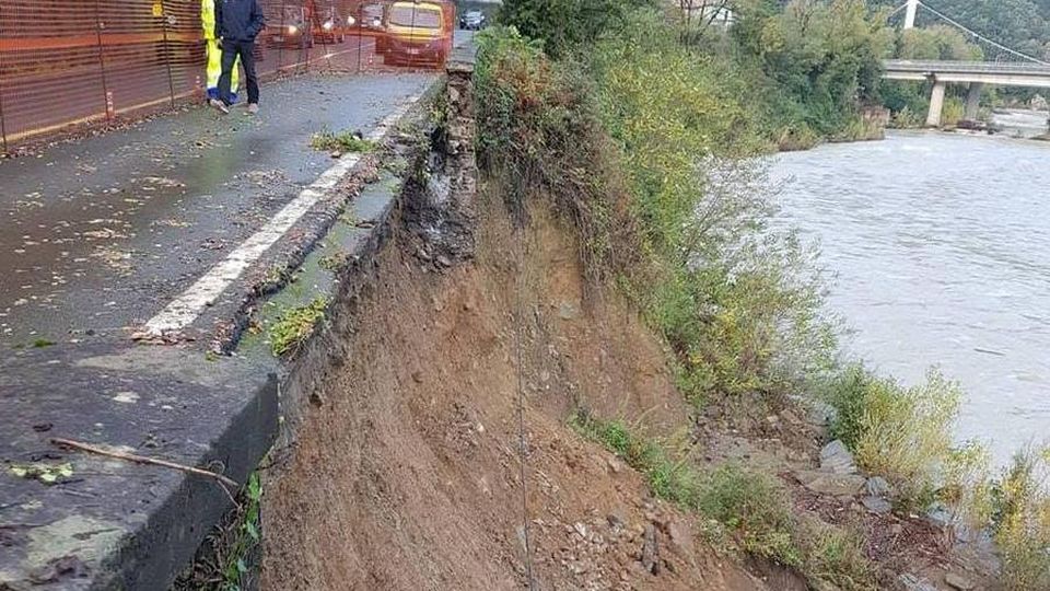 Aulla: la frana annunciata di Stadano si è verificata Aulla: la frana annunciata di Stadano si è verificata