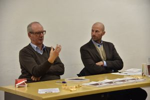 L'autore del libro, Guido Campanini, con Davide Tondani
