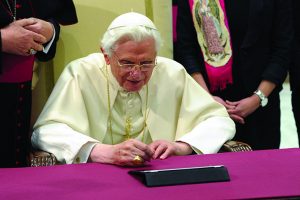 Il Papa emerito Benedetto XVI