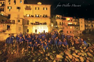 Foto di gruppo dei fuochisti di San Nicolò