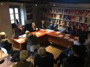 Uno dei tavoli tematici del convegno a Terrarossa