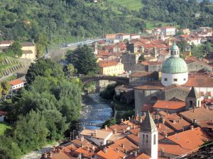 Veduta panoramica di Pontremoli dal Castello del Piagnaro