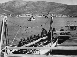 Aprile 1939: navi della Marina Militare italiana trasportano gli Alpini in Albania