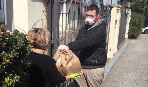 La consegna della spesa al tempo della coronavirus